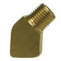 Street Elbow, 45 Degree, Brass Mold Fitting 1/2″ NPT Male x 1/2″ NPT Female – Barstock
