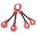 Chain Sling, Alloy, Type QOS, Four Leg, 9/32″ Chain x 36″ Reach, Sling Hooks with Safety Latches