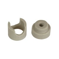 Threaded Terminal Protector, #10-32 Thread, 2 Pieces, Ceramic