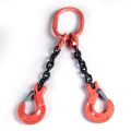 Chain Sling, Alloy, Type DOS, Double Leg, 3/8″ Chain x 36″ Reach, Sling Hooks with Safety Latches