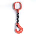 Chain Sling, Alloy, Type SOS, Single Leg, 1/2″ Chain x 48″ Reach, Sling Hooks with Safety Latches