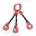 Chain Sling, Alloy, Type TOS, Three Leg, 5/8″ Chain x 24″ Reach, Sling Hooks with Safety Latches