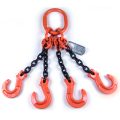 Chain Sling, Alloy, Type QOS, Four Leg, 9/32″ Chain x 24″ Reach, Standard Sling Hooks