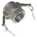 Cam & Groove Coupling, Type C 2″ Stainless Steel, Female Coupler x Hose Shank