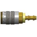 Coupler, 20 Series, 3/8″ Body, 1/2″ Push-On Hose Barb