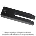 Mold Clamp, XHD, Machined, Open Toe, 8″ OAL, 2″ Wide, 1-1/2″ Thick, 5″ Slot Length